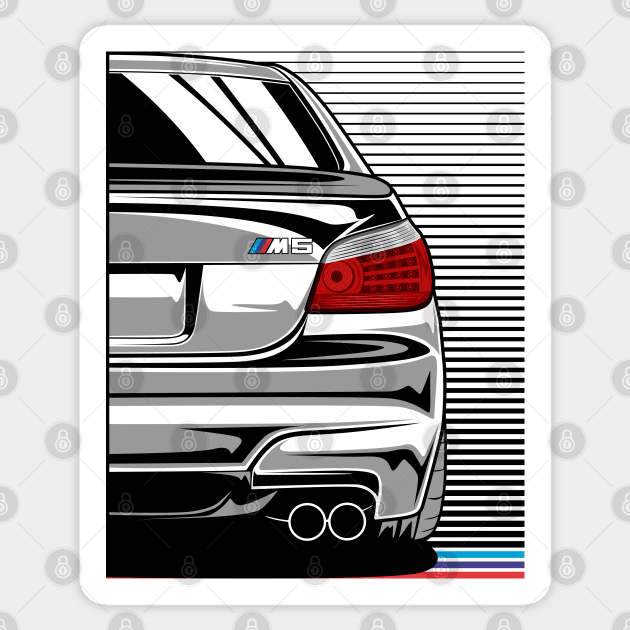 BMW M5 E60 Sticker by idrdesign